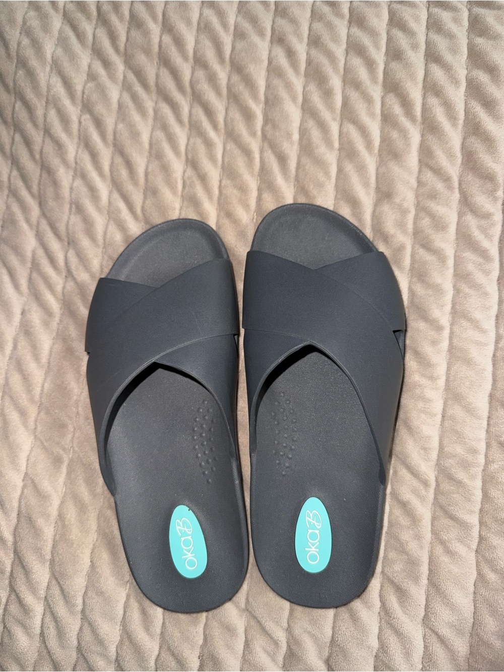 OKA B Maxwell slide sandal eco friendly S 7-8